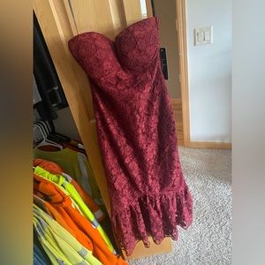 Lulus Divine Nights in Wine color Size Small